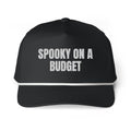 SPOOKY ON A BUDGET rope cap, black
