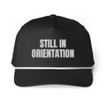 STILL IN ORIENTATION rope cap, black