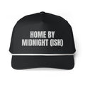 HOME BY MIDNIGHT (ISH) rope cap, black