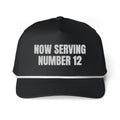 NOW SERVING NUMBER 12 rope cap, black