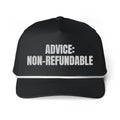 ADVICE: NON-REFUNDABLE rope cap, black