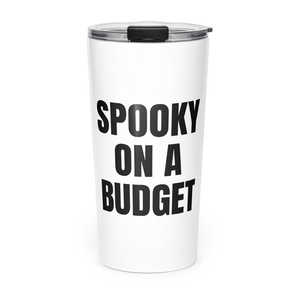 SPOOKY ON A BUDGET skinny tumbler