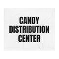 CANDY DISTRIBUTION CENTER throw blanket
