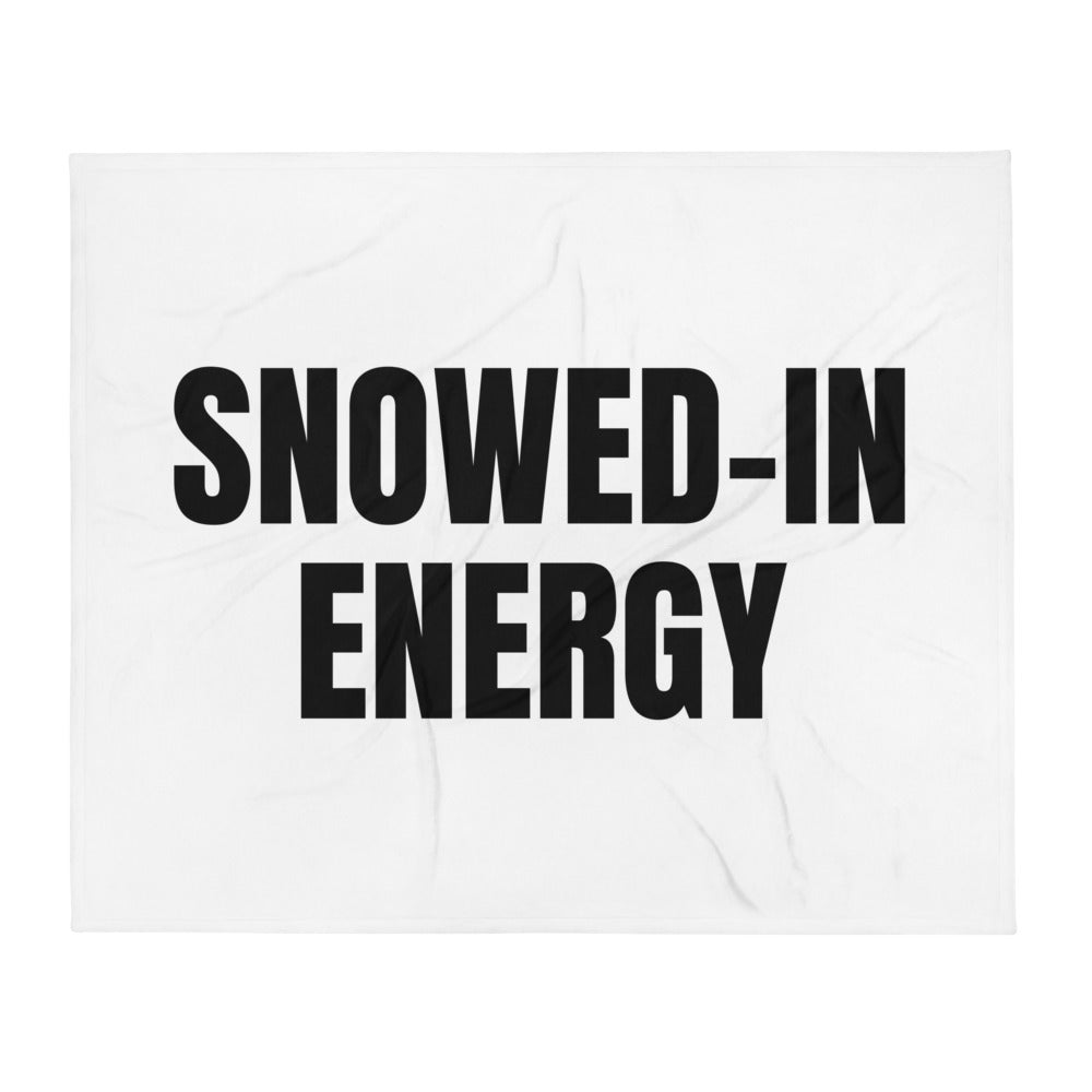 SNOWED-IN ENERGY throw blanket