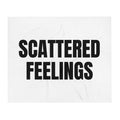 SCATTERED FEELINGS throw blanket