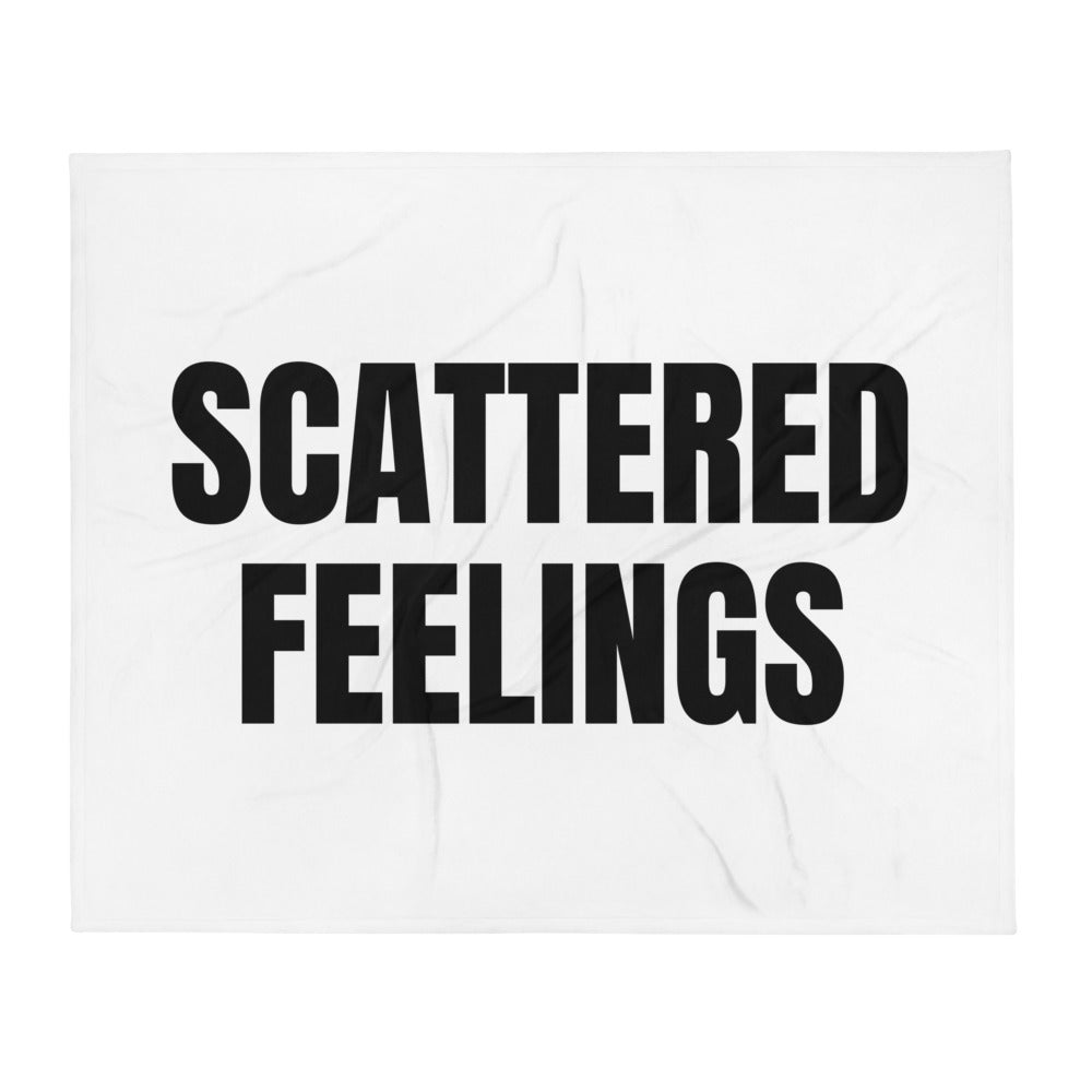 SCATTERED FEELINGS throw blanket