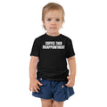 COFFEE THEN DISAPPOINTMENT toddler tee, black