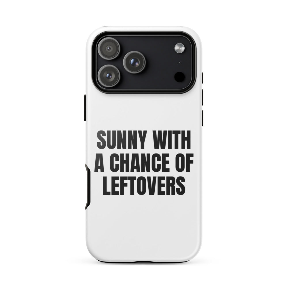 SUNNY WITH A CHANCE OF LEFTOVERS iphone case