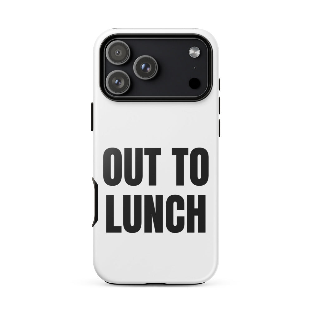 OUT TO LUNCH iphone case