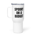 SPOOKY ON A BUDGET travel mug