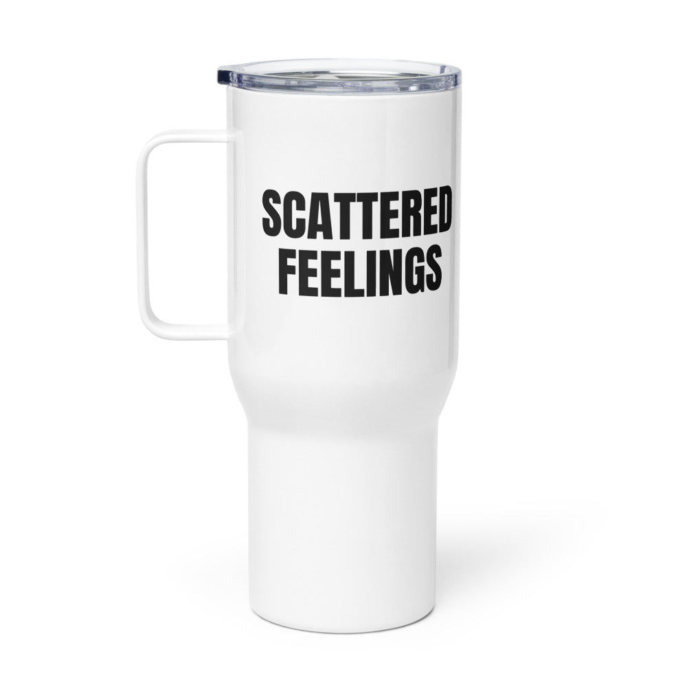 SCATTERED FEELINGS travel mug