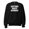SCATTERED GHOSTS OVERNIGHT crewneck, black
