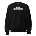 ADVICE: NON-REFUNDABLE crewneck, black