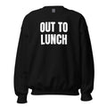 OUT TO LUNCH crewneck, black