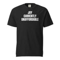 JOY CURRENTLY UNAFFORDABLE garment-dyed tee, black