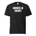 SNOWED-IN ENERGY garment-dyed tee, black