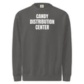 CANDY DISTRIBUTION CENTER garment-dyed sweatshirt, pepper