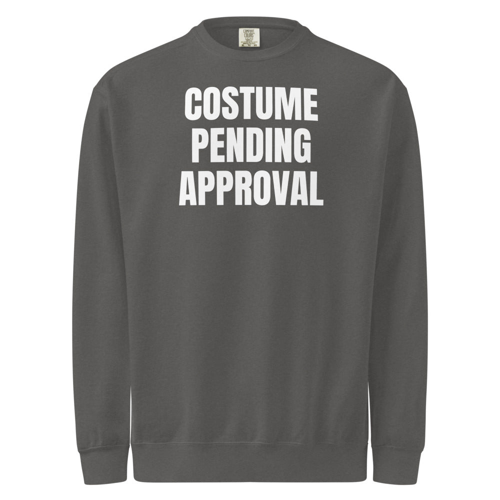 COSTUME PENDING APPROVAL garment-dyed sweatshirt, pepper