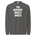 FOG ADVISORY: MOSTLY GHOSTS garment-dyed sweatshirt, pepper