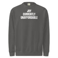 JOY CURRENTLY UNAFFORDABLE garment-dyed sweatshirt, pepper