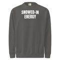 SNOWED-IN ENERGY garment-dyed sweatshirt, pepper