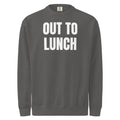 OUT TO LUNCH garment-dyed sweatshirt, pepper