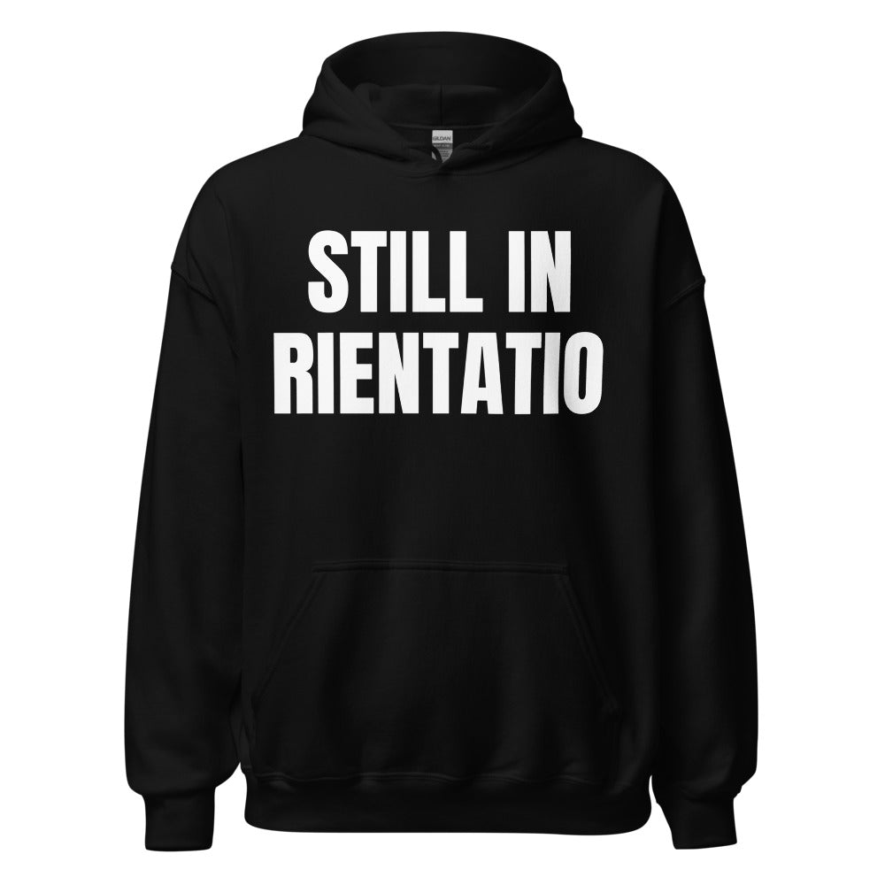 STILL IN ORIENTATION hoodie, black