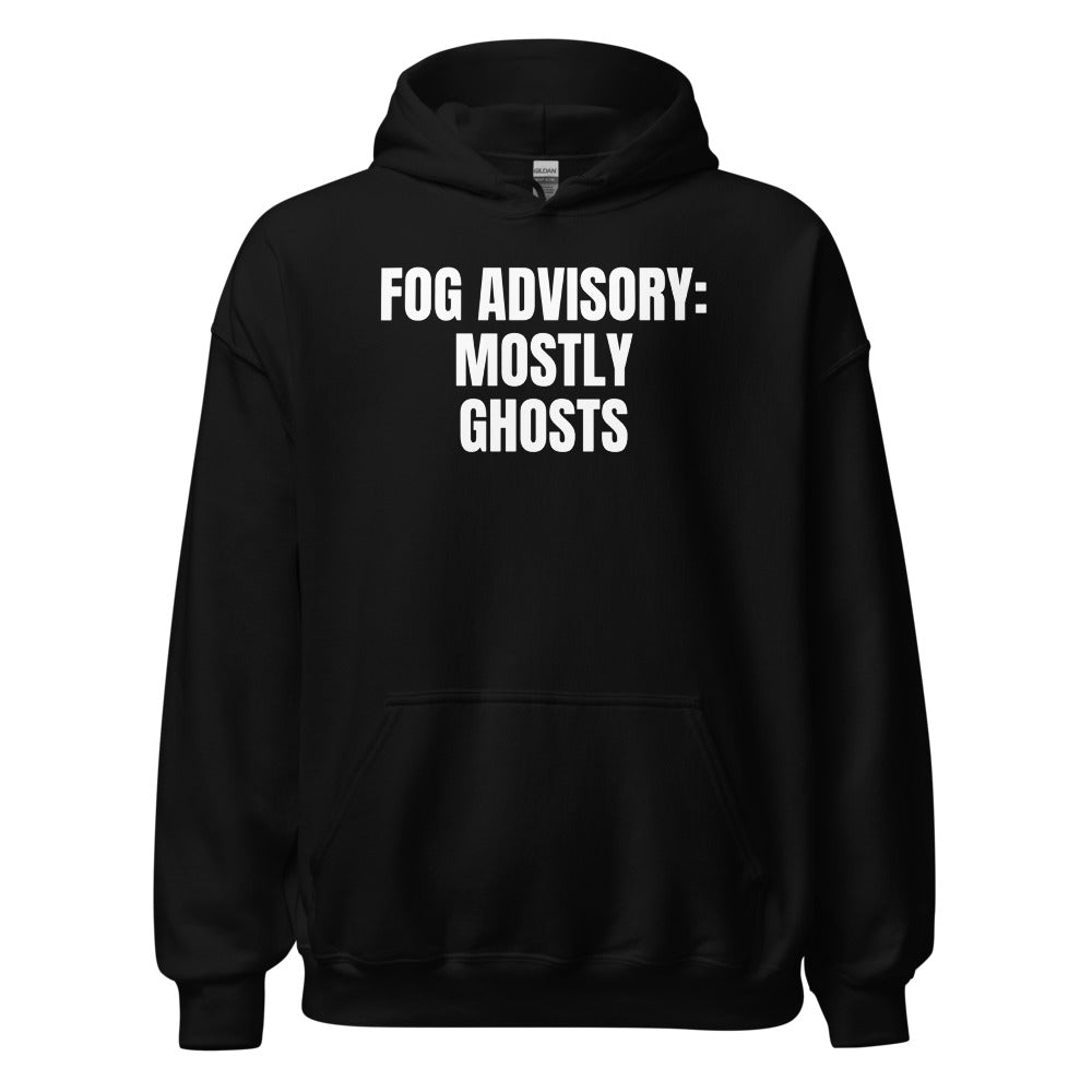 FOG ADVISORY: MOSTLY GHOSTS hoodie, black