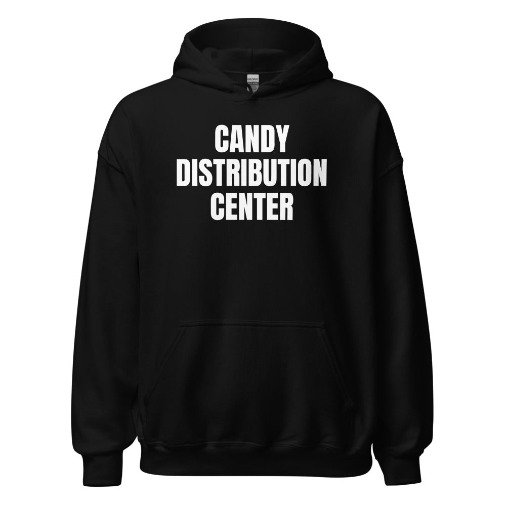 CANDY DISTRIBUTION CENTER hoodie, black