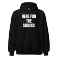 HERE FOR THE SNACKS hoodie, black