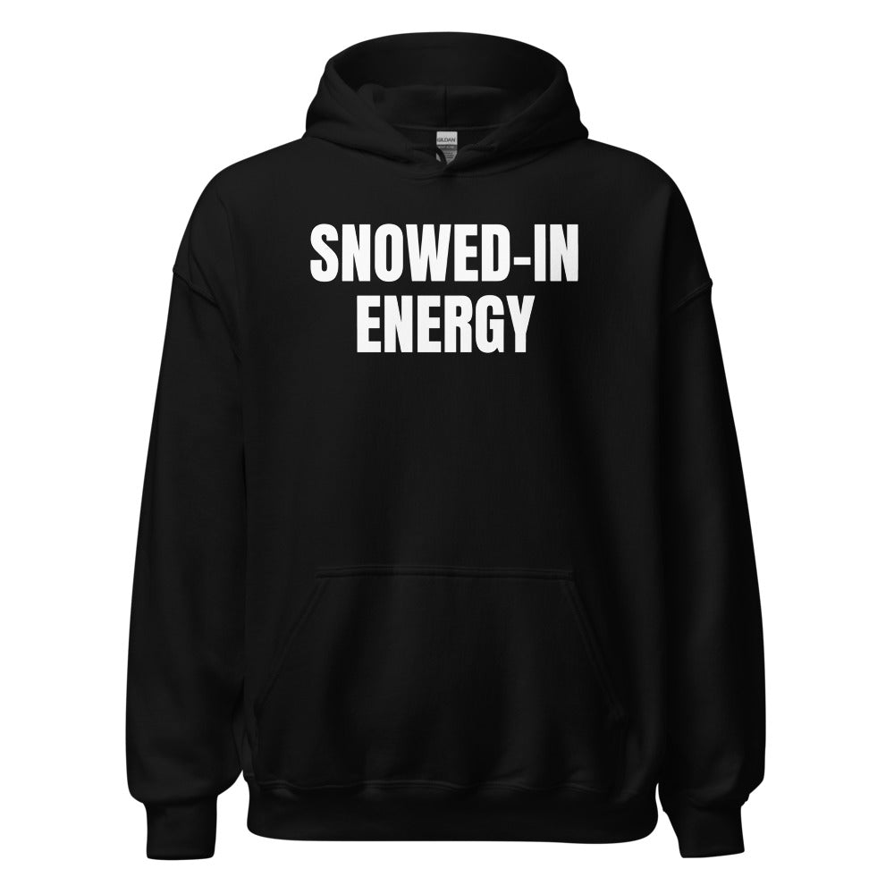 SNOWED-IN ENERGY hoodie, black