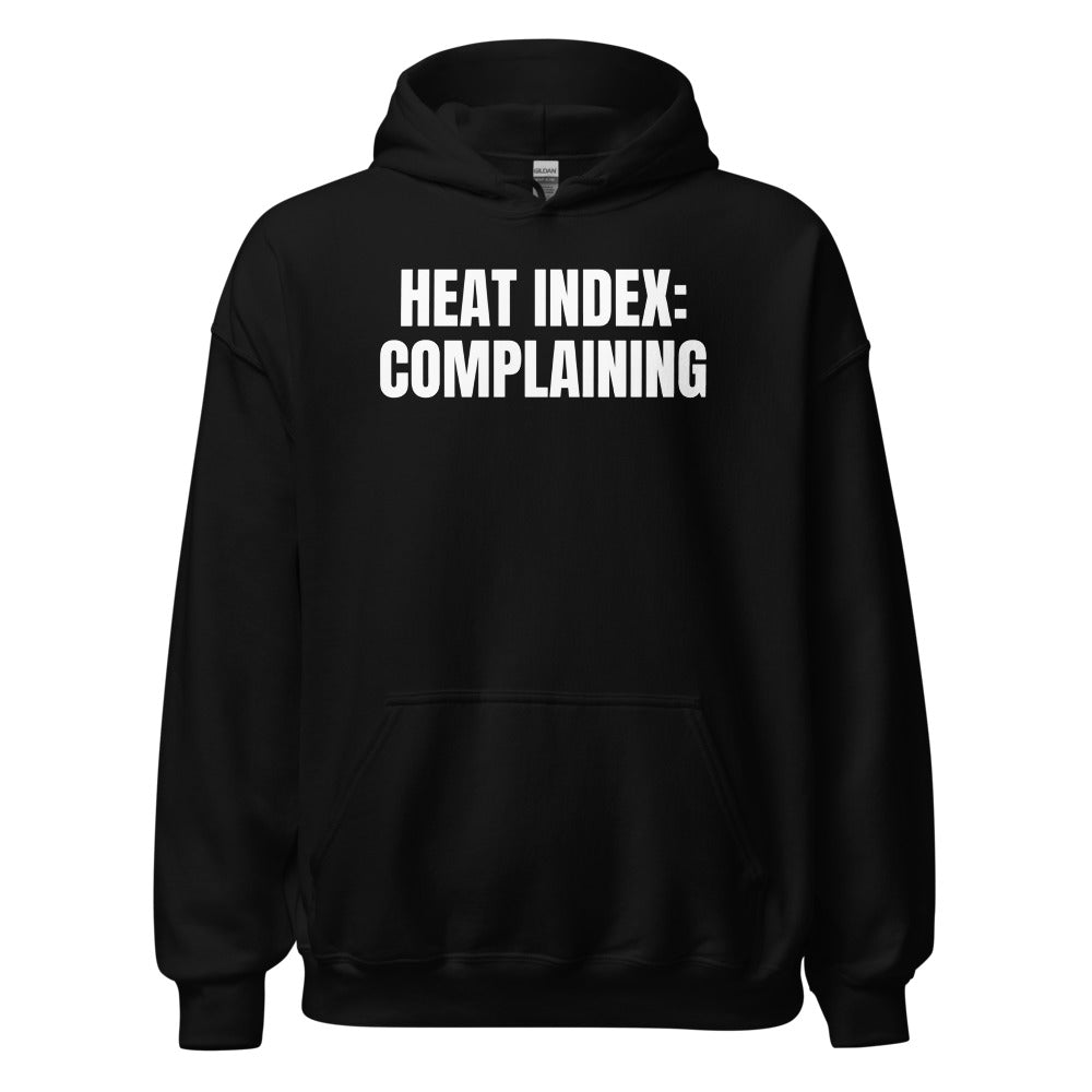 HEAT INDEX: COMPLAINING hoodie, black