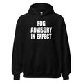 FOG ADVISORY IN EFFECT hoodie, black