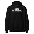 ADVICE: NON-REFUNDABLE hoodie, black