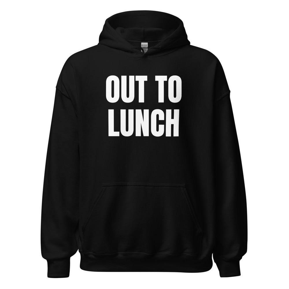 OUT TO LUNCH hoodie, black