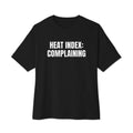 HEAT INDEX: COMPLAINING oversized tee, black