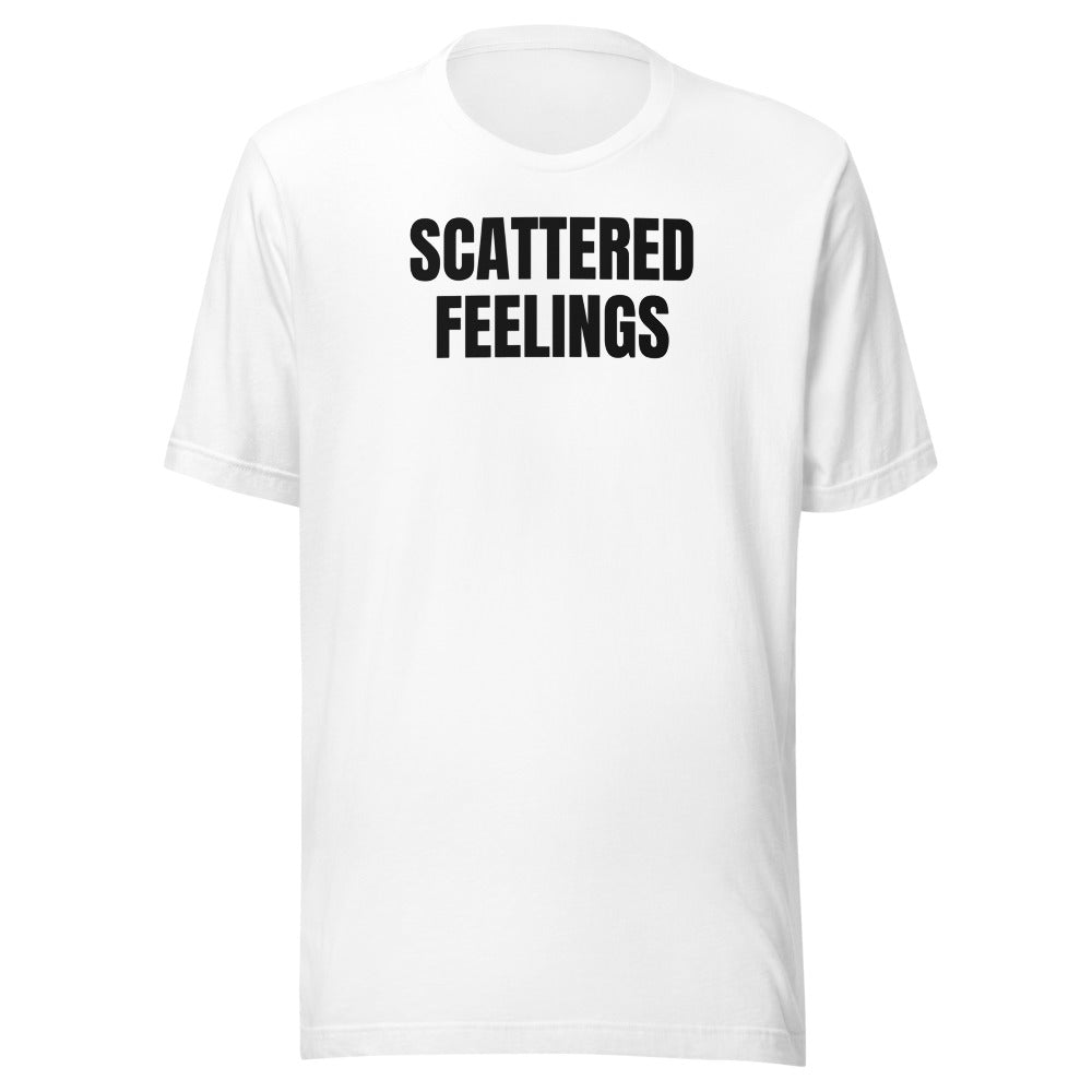 SCATTERED FEELINGS tee, white