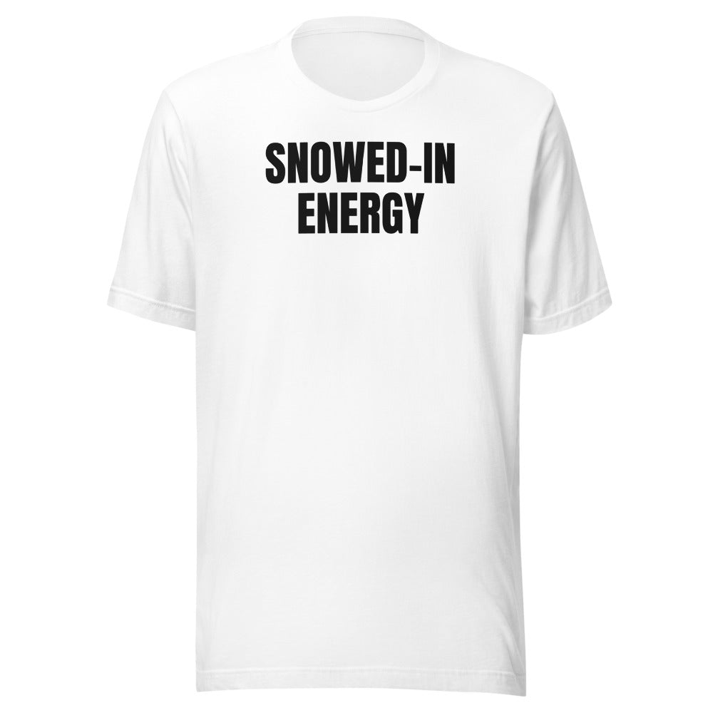 SNOWED-IN ENERGY tee, white