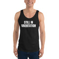 STILL IN ORIENTATION tank top, black