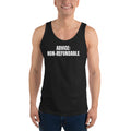 ADVICE: NON-REFUNDABLE tank top, black