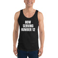 NOW SERVING NUMBER 12 tank top, black