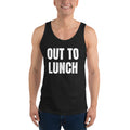 OUT TO LUNCH tank top, black