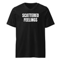 SCATTERED FEELINGS v-neck tee, black