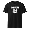 ONE MORE THEN HOME v-neck tee, black