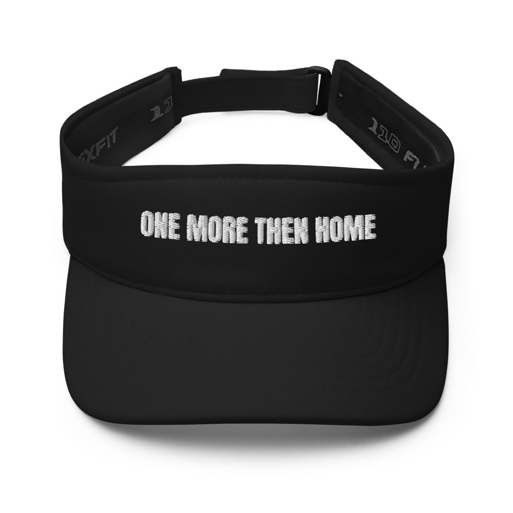 ONE MORE THEN HOME visor, black