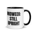 MIDWEEK: STILL UPRIGHT two-tone mug, black