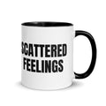 SCATTERED FEELINGS two-tone mug, black