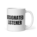 DESIGNATED LISTENER mug, white