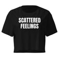 SCATTERED FEELINGS crop top, black