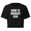 HOME BY MIDNIGHT (ISH) crop top, black